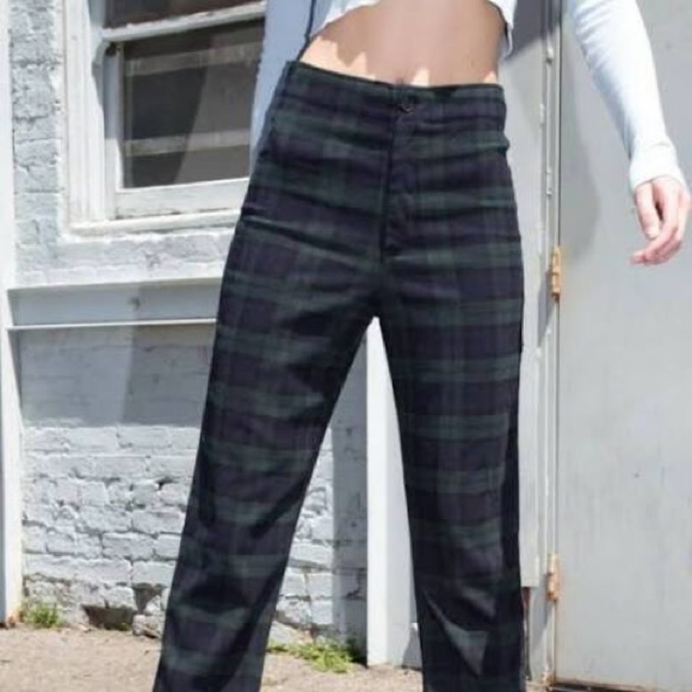 brandy melville plaid jane pants